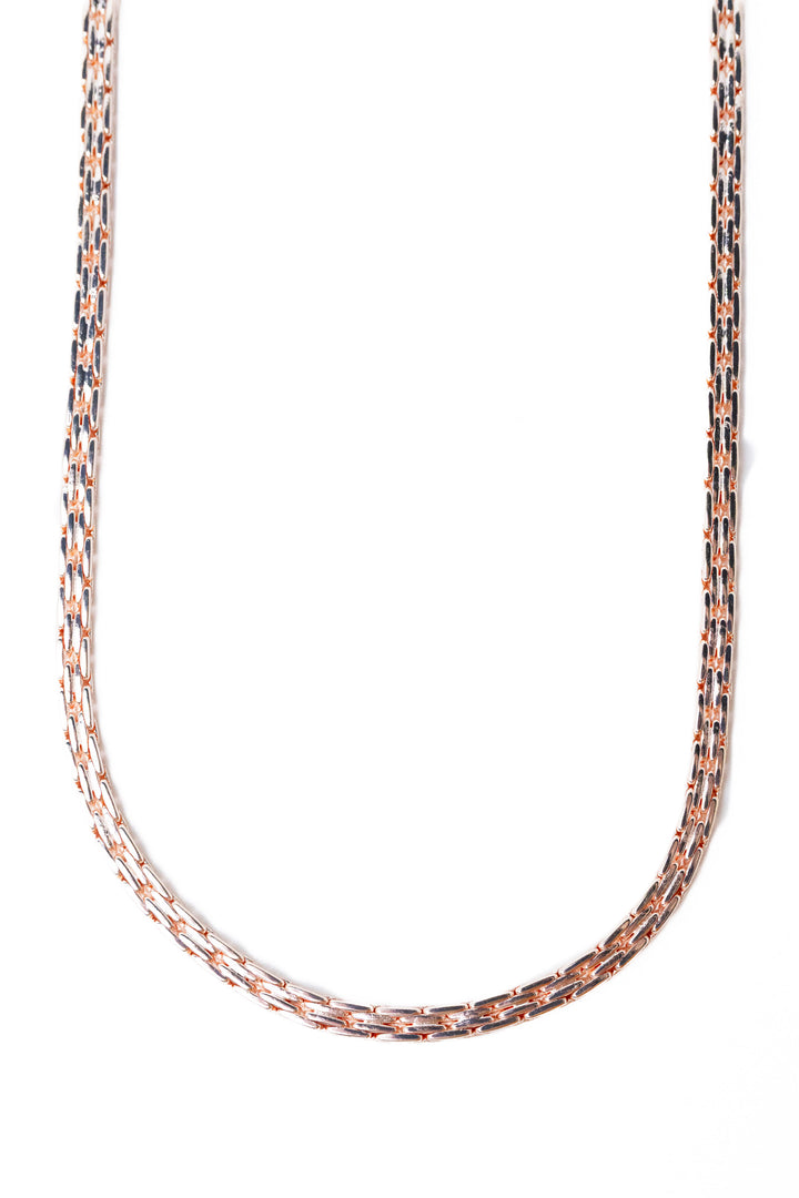 Illusion Of Time Necklace - Metallic Coconut