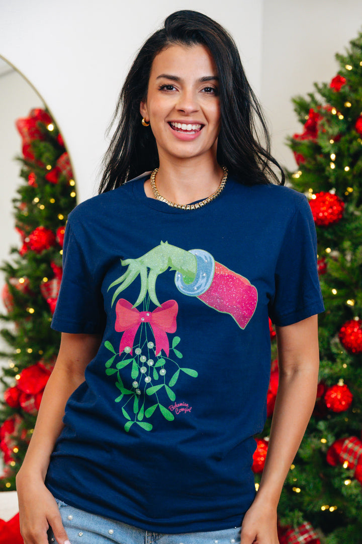 Grinch Hand Graphic Tee