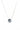 Crystal Glow Round Necklace - Linen Ice Blue
