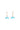Dolphin Kiss Earrings - Snow Glow