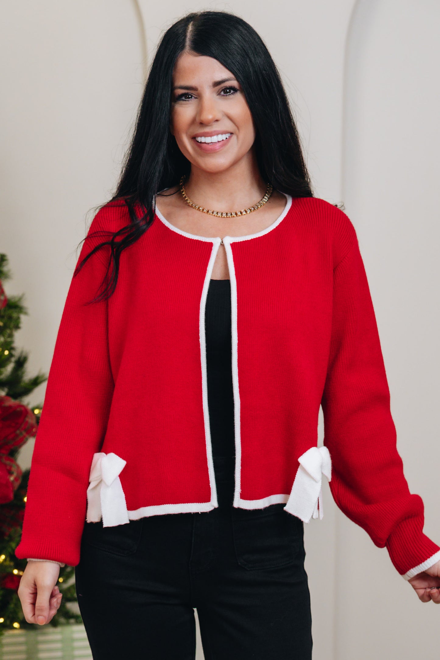 Sweet Talker Bow Cardigan