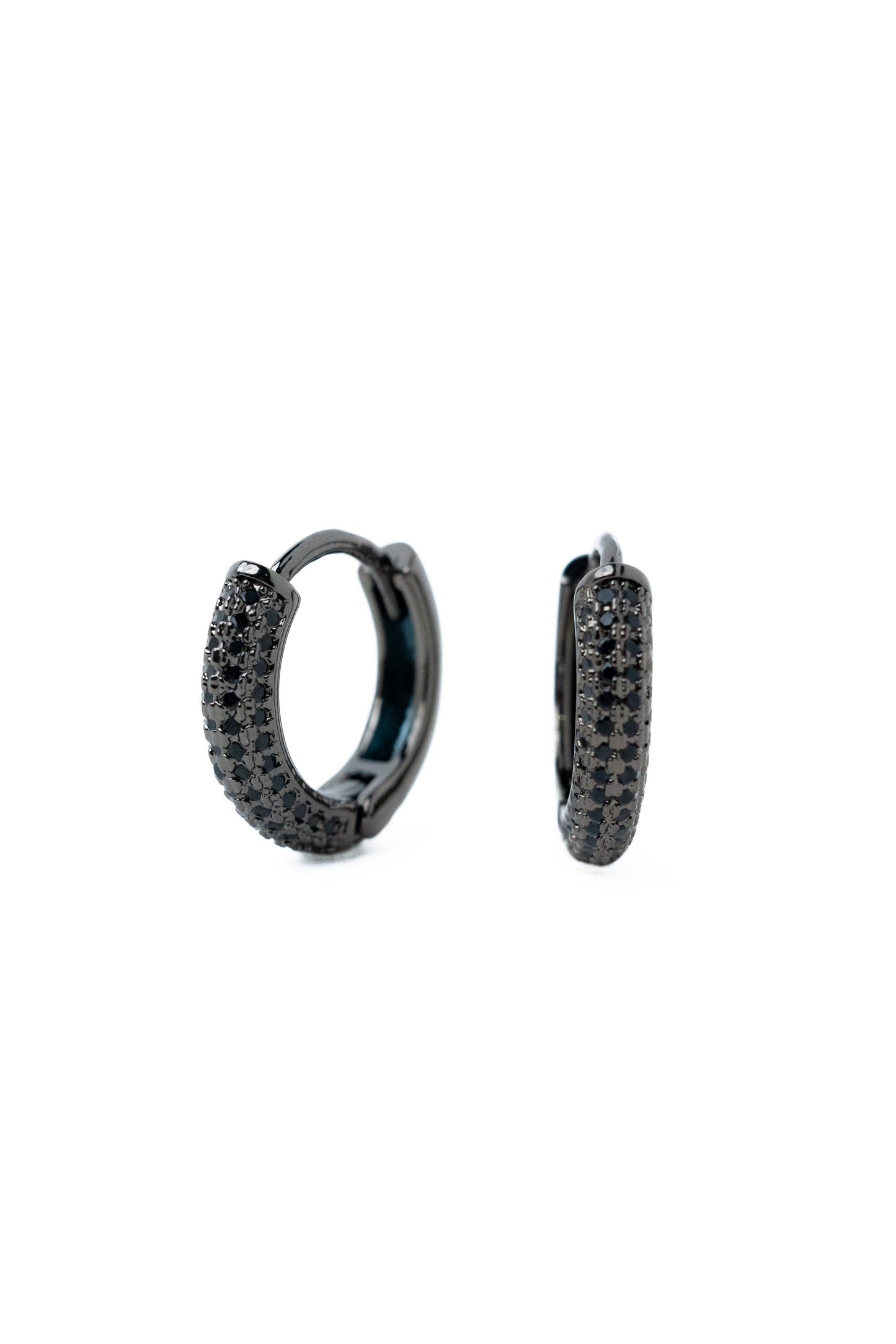 Corinne Earrings - Gunmetal