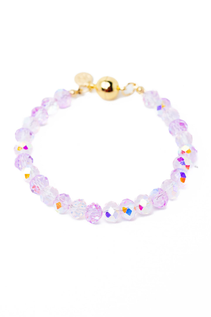 Winter Blossom Bracelet - Pink Sky