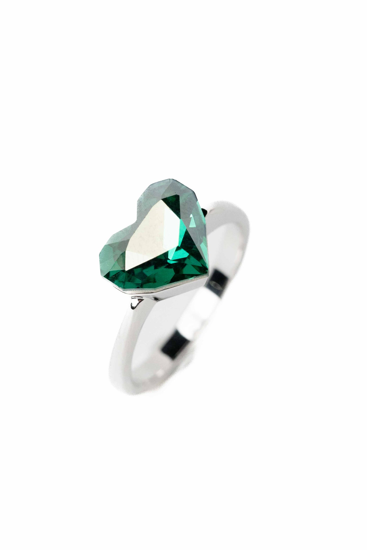 Kat Love Ring - Gold Emerald