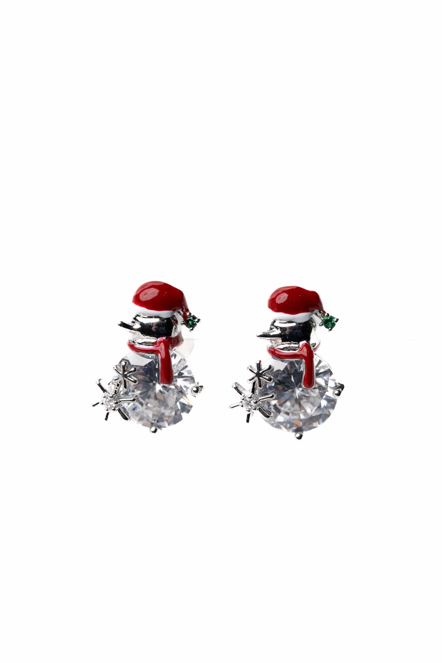 It's A Wonderful World Earrings - Snowman