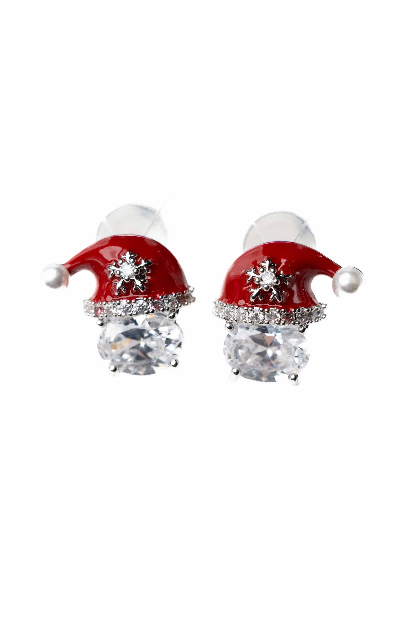 It's A Wonderful World Earrings - Santa