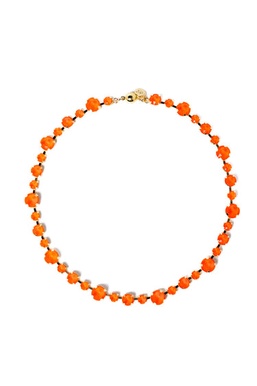 Lucy In The Sky Necklace - Neon Coral