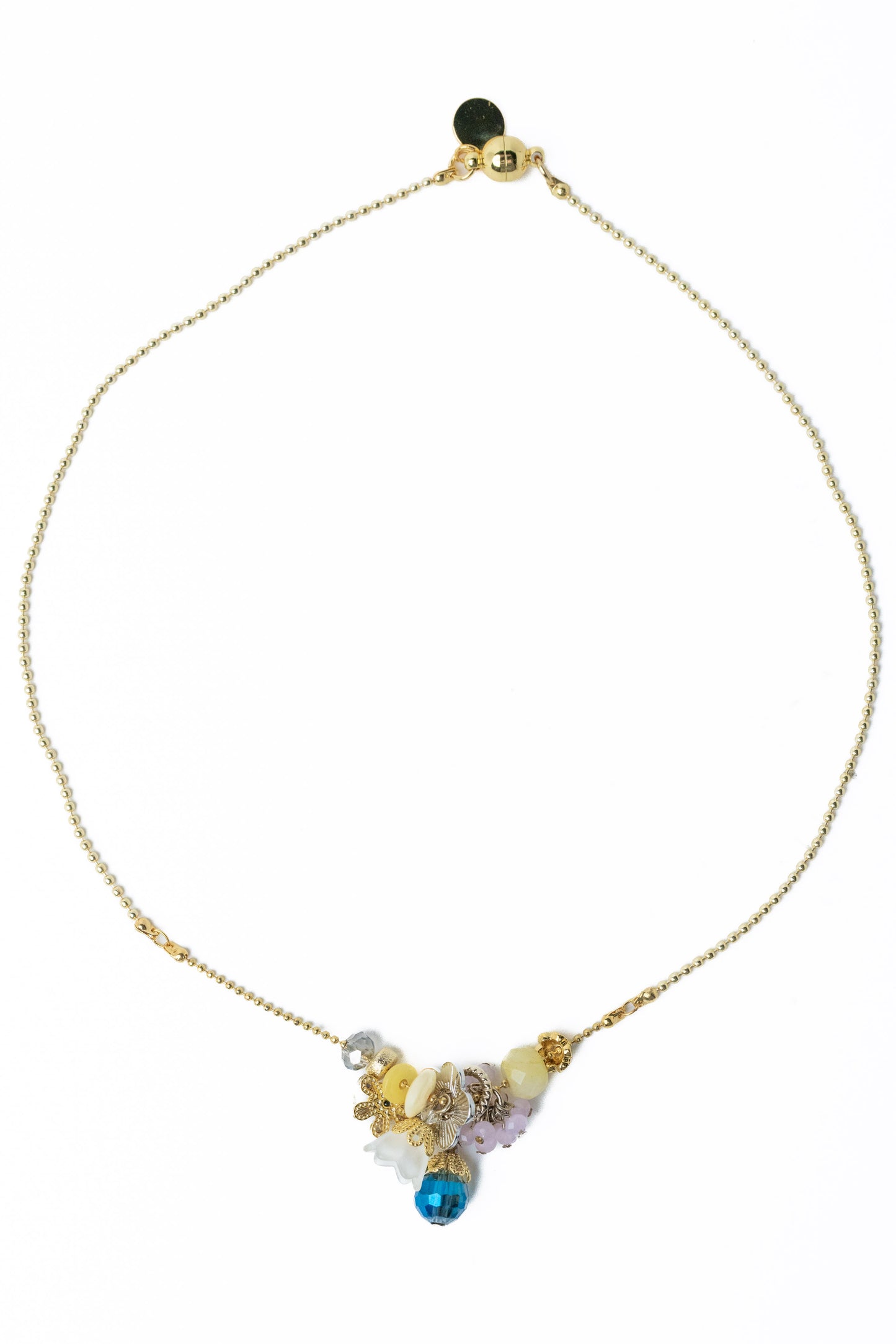 Island Song Necklace - Metallic Moonlight