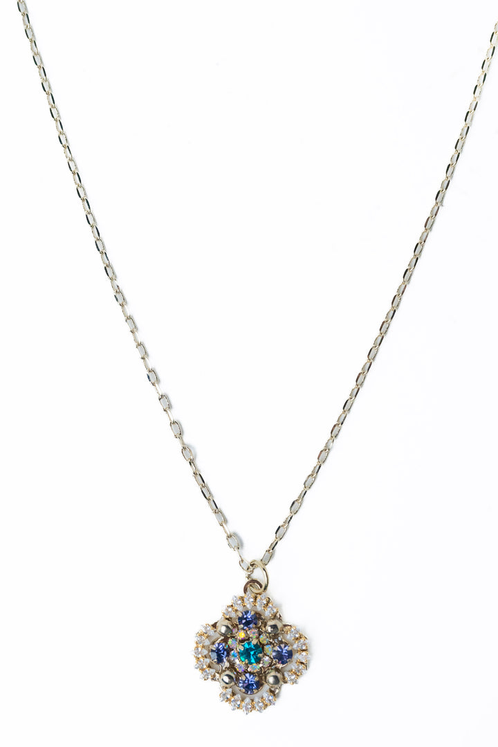 Primrose Necklace - Metallic Linen Xmas Night