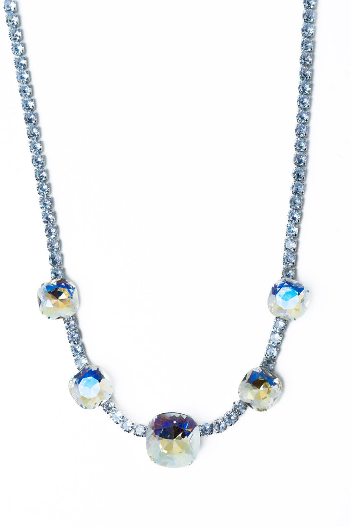 Winter Wonderland Earring Necklace Set - Silver