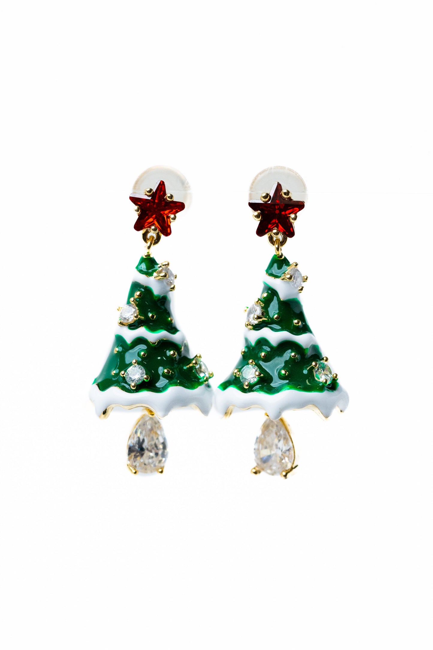 Christmas Carol Earrings - Gold