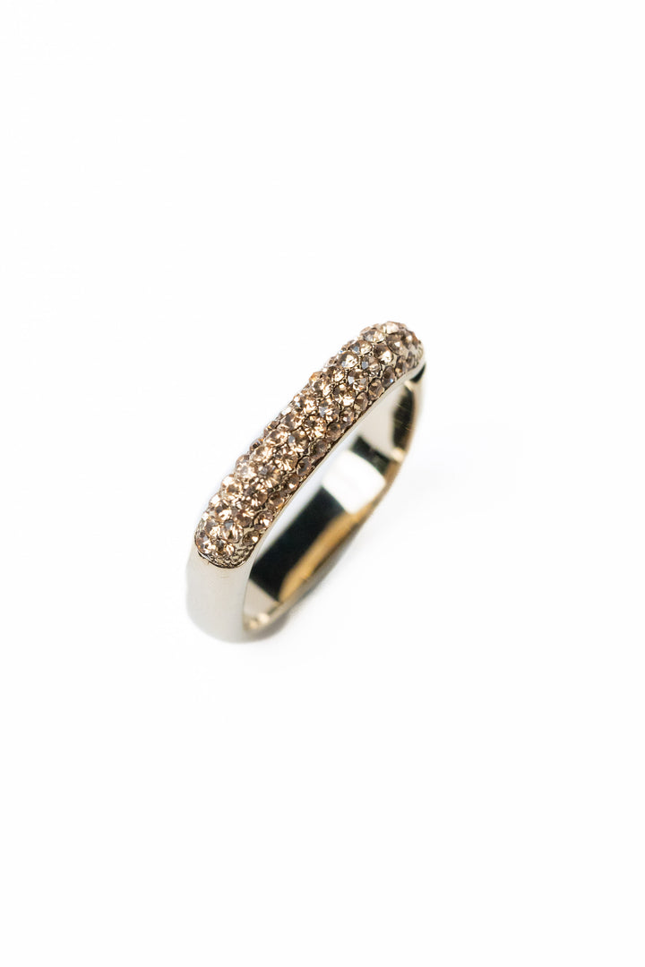Blanca Ring - Metallic Linen Amber