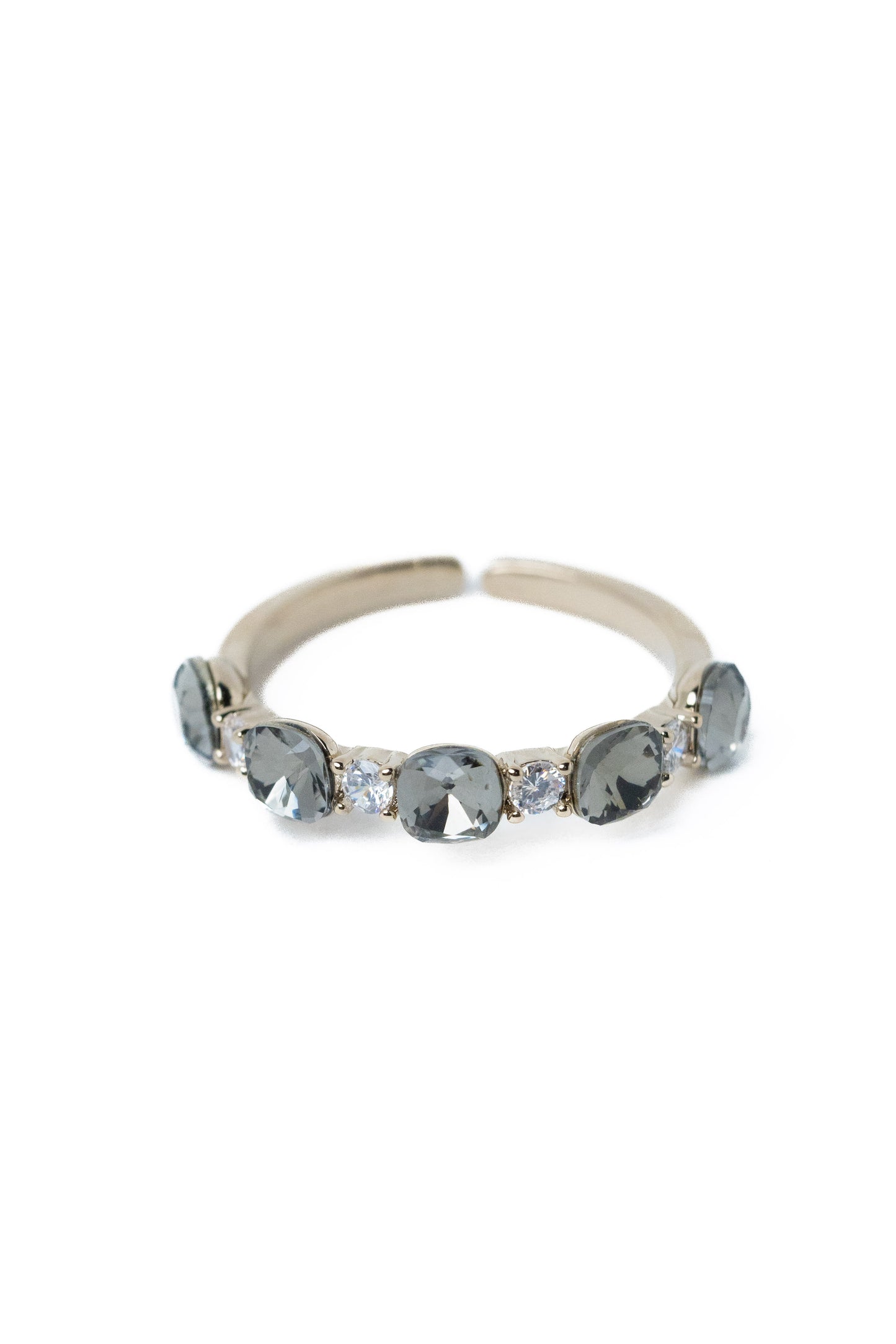 Carmela Ring - Metallic Linen Smokey