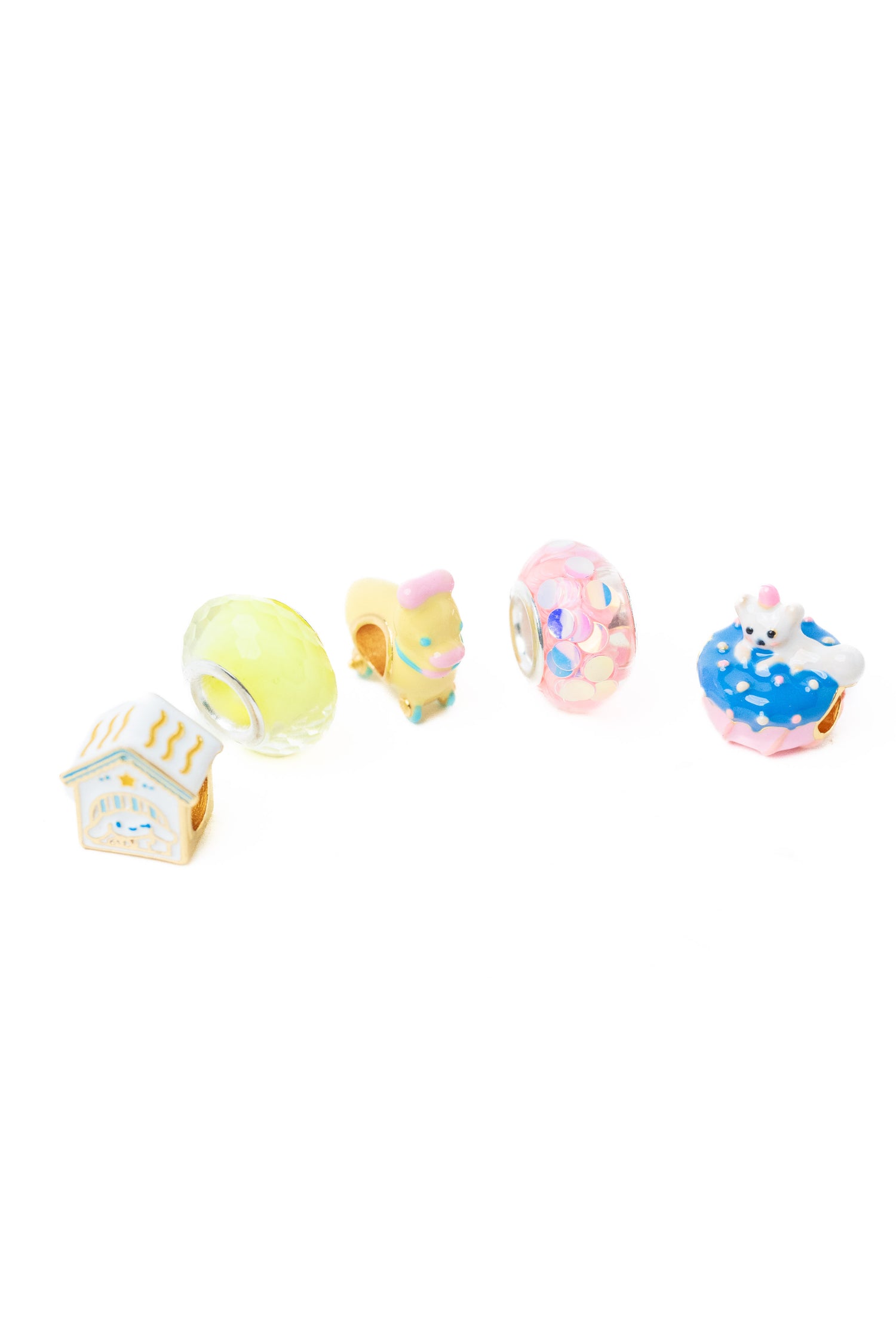 Kids Duckie Charm - Gold Pastel Multi