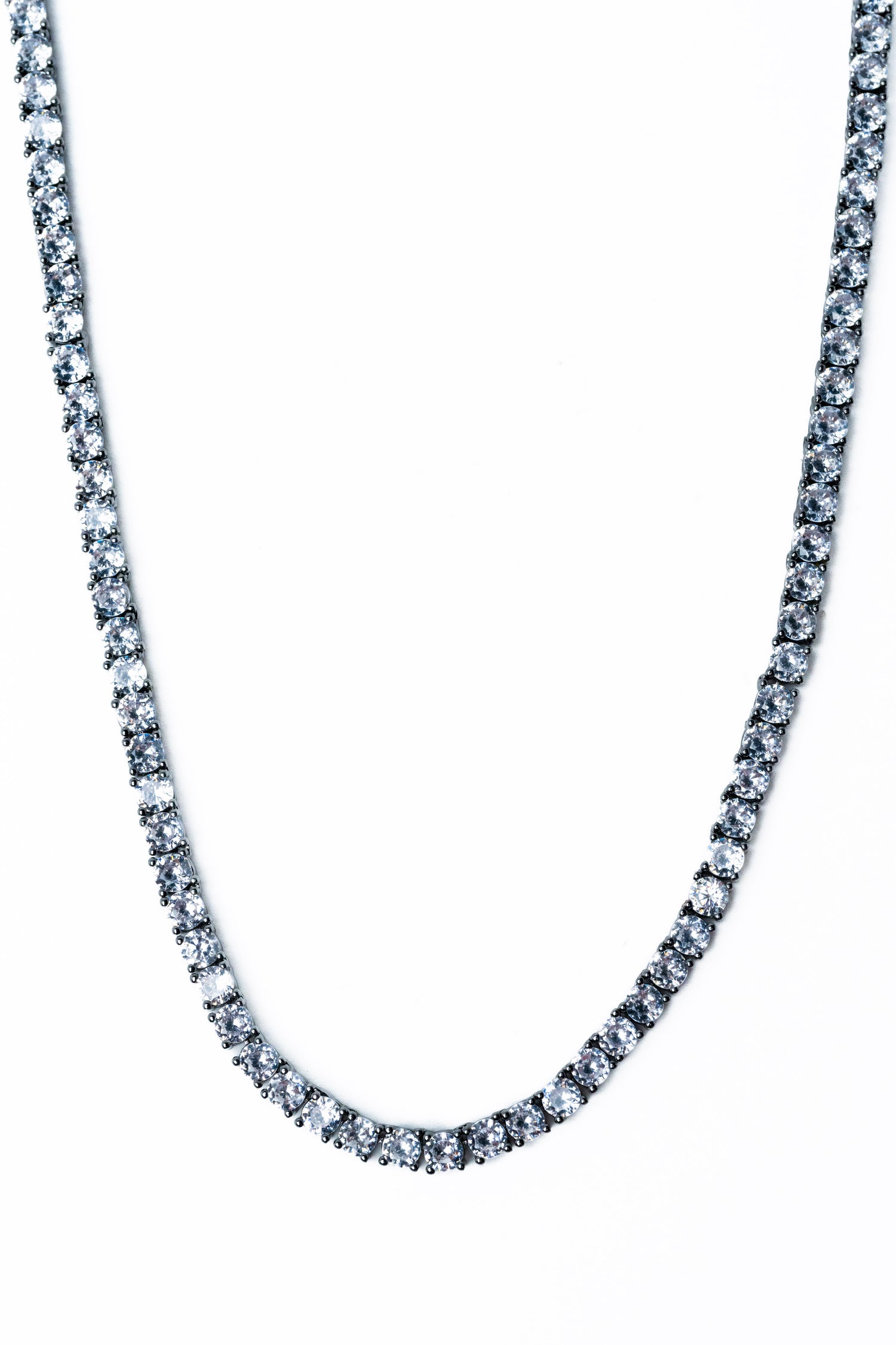 Heaven Shine On Me Necklace - Gunmetal