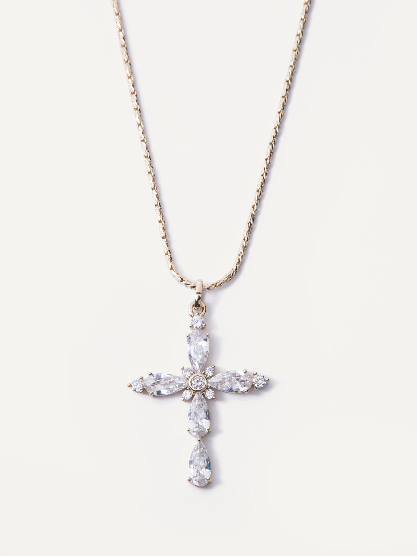 Donatella Necklace - Metallic Linen