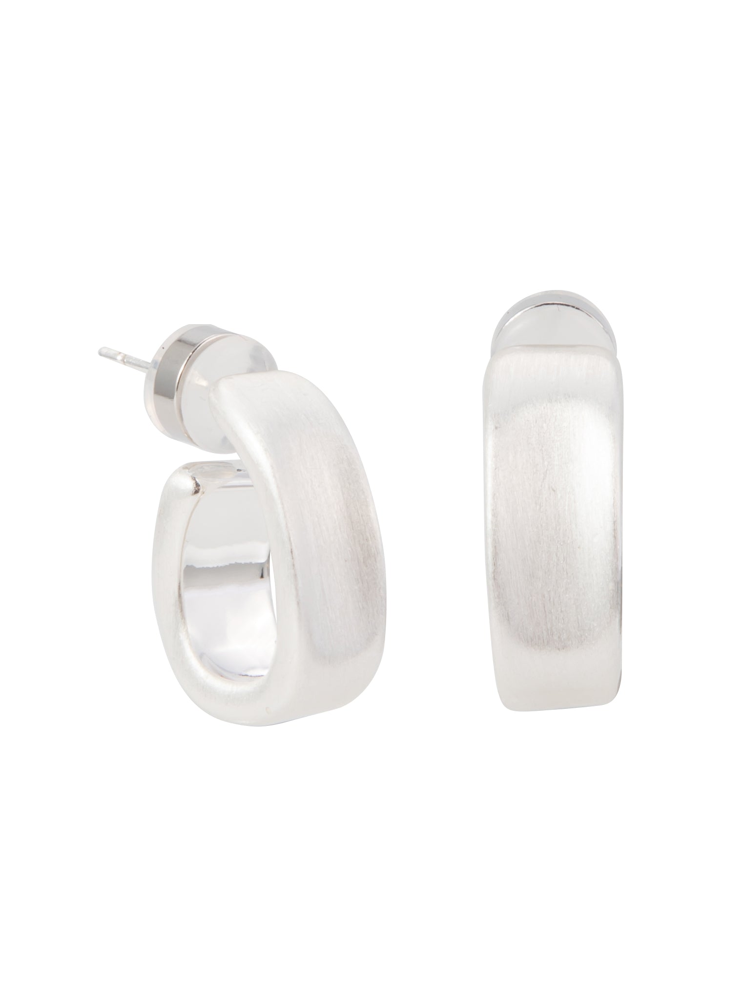 Elowen Earrings - Liquid Metallic Pearl White