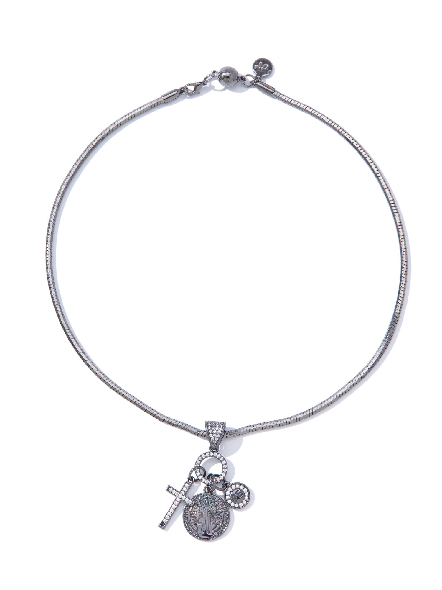 Everfaith Necklace - Gunmetal