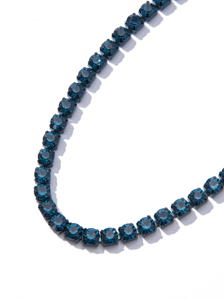 Evi Necklace - Metallic Storm Sky