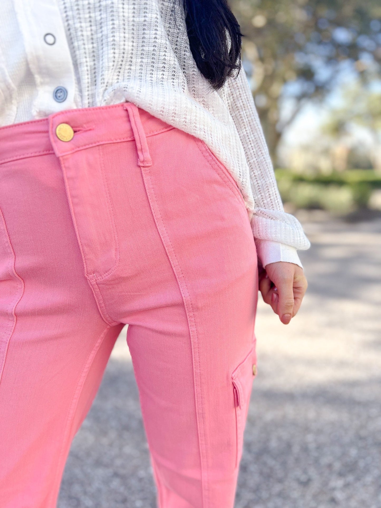 Judy Blue Candy Land High Rise Garment Dyed Straight Jeans *JB