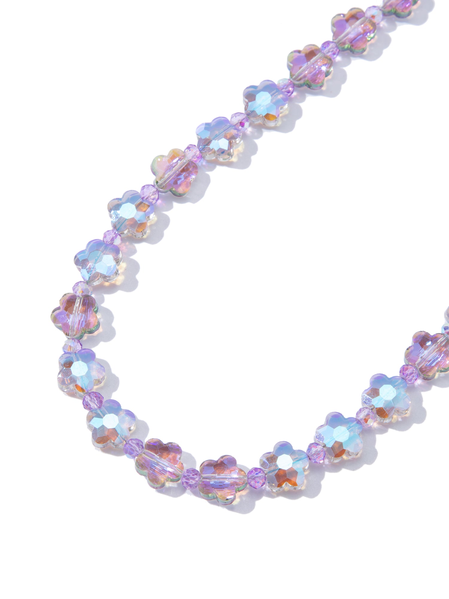 Flower Kiss Necklace - Lilac Crush