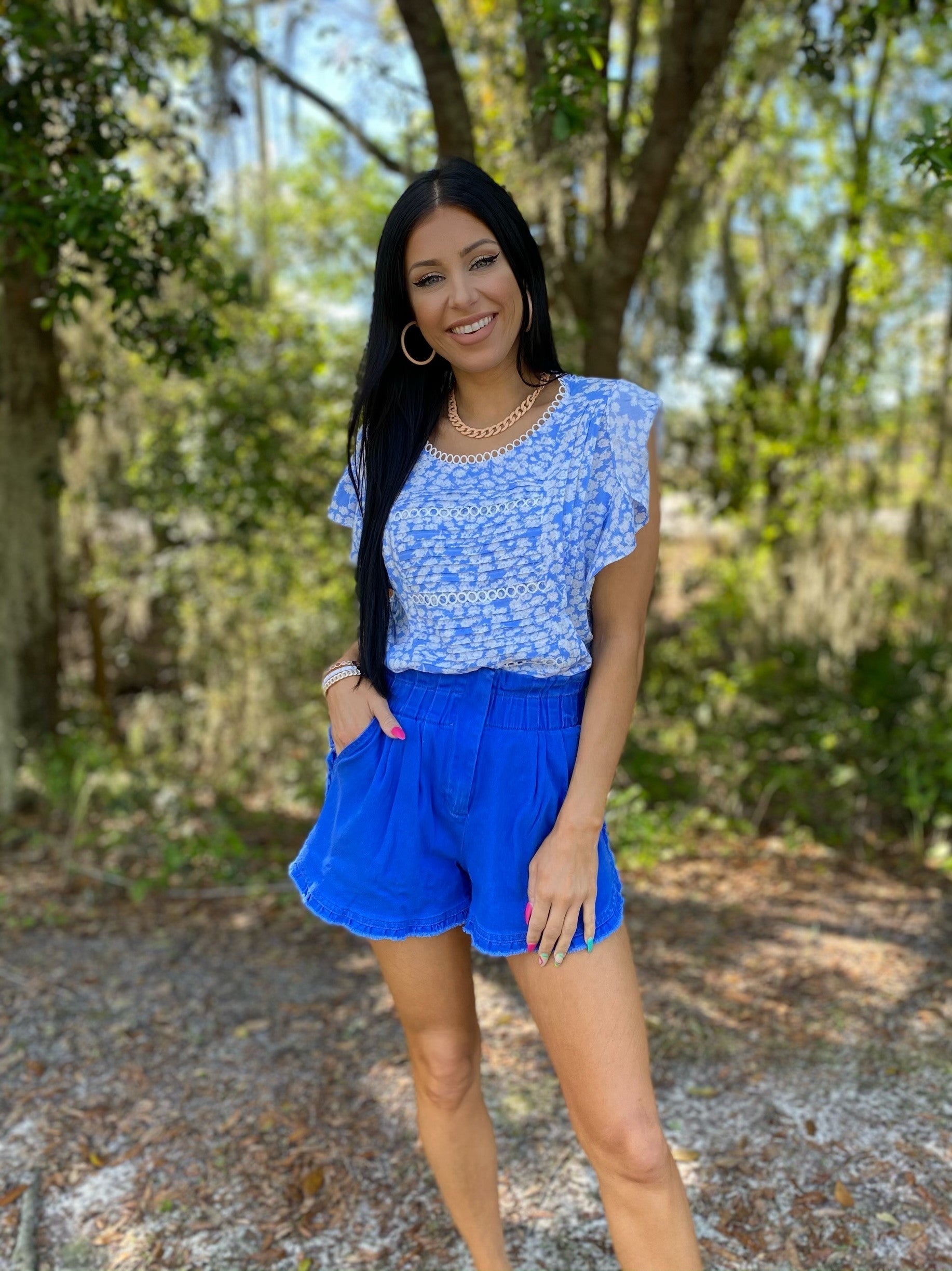 Pleat That Competes Shorts - 2 Colors!