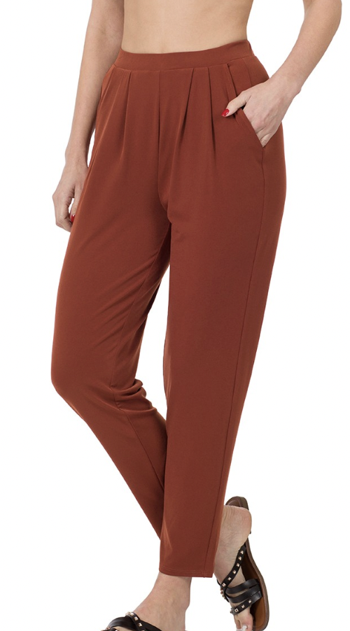 Business Must Have Pleated Pants