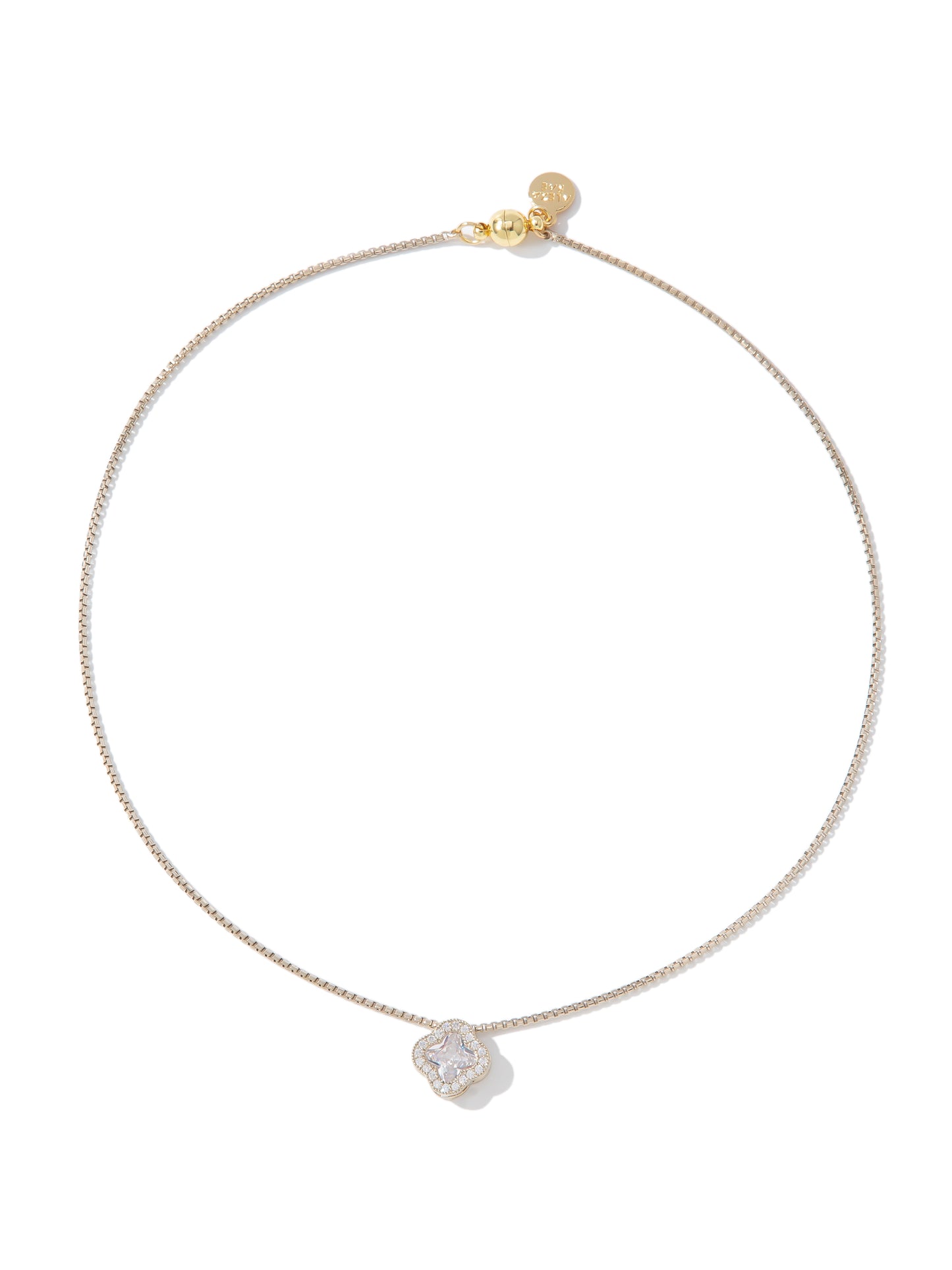 Gia Necklace - Metallic Linen