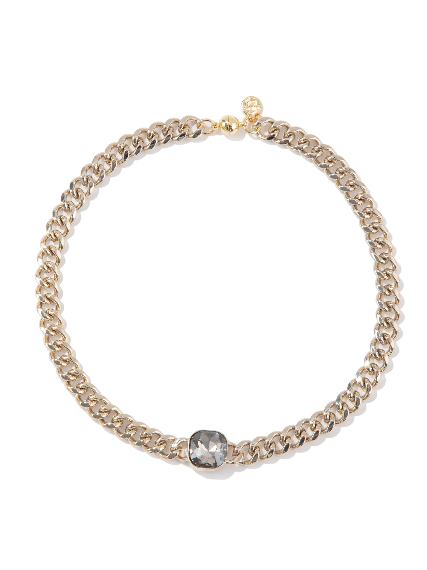 Girl Boss Necklace - Metallic Linen