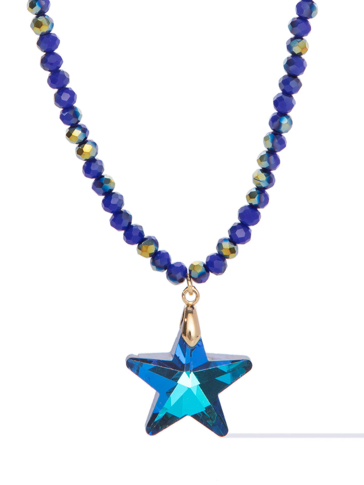 Glistening Harmony Necklace - Wild Iris Star