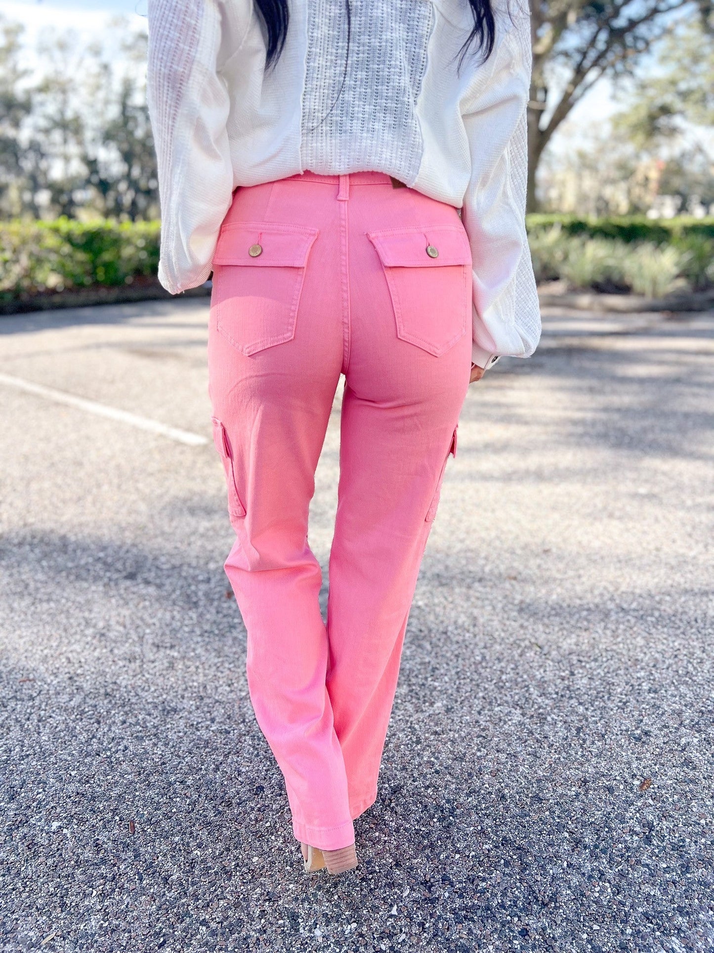 Judy Blue Candy Land High Rise Garment Dyed Straight Jeans *JB