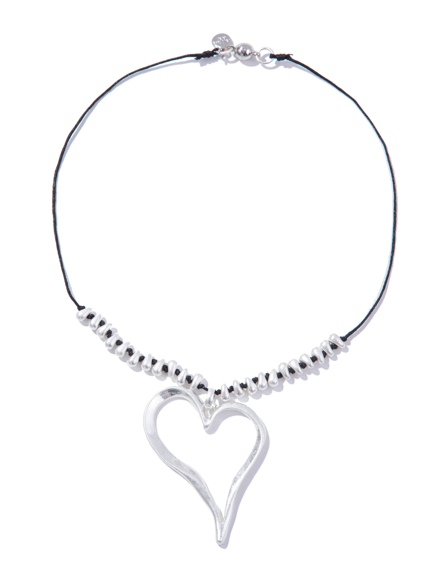 Gypsy Muse Necklace - Black Pearl White