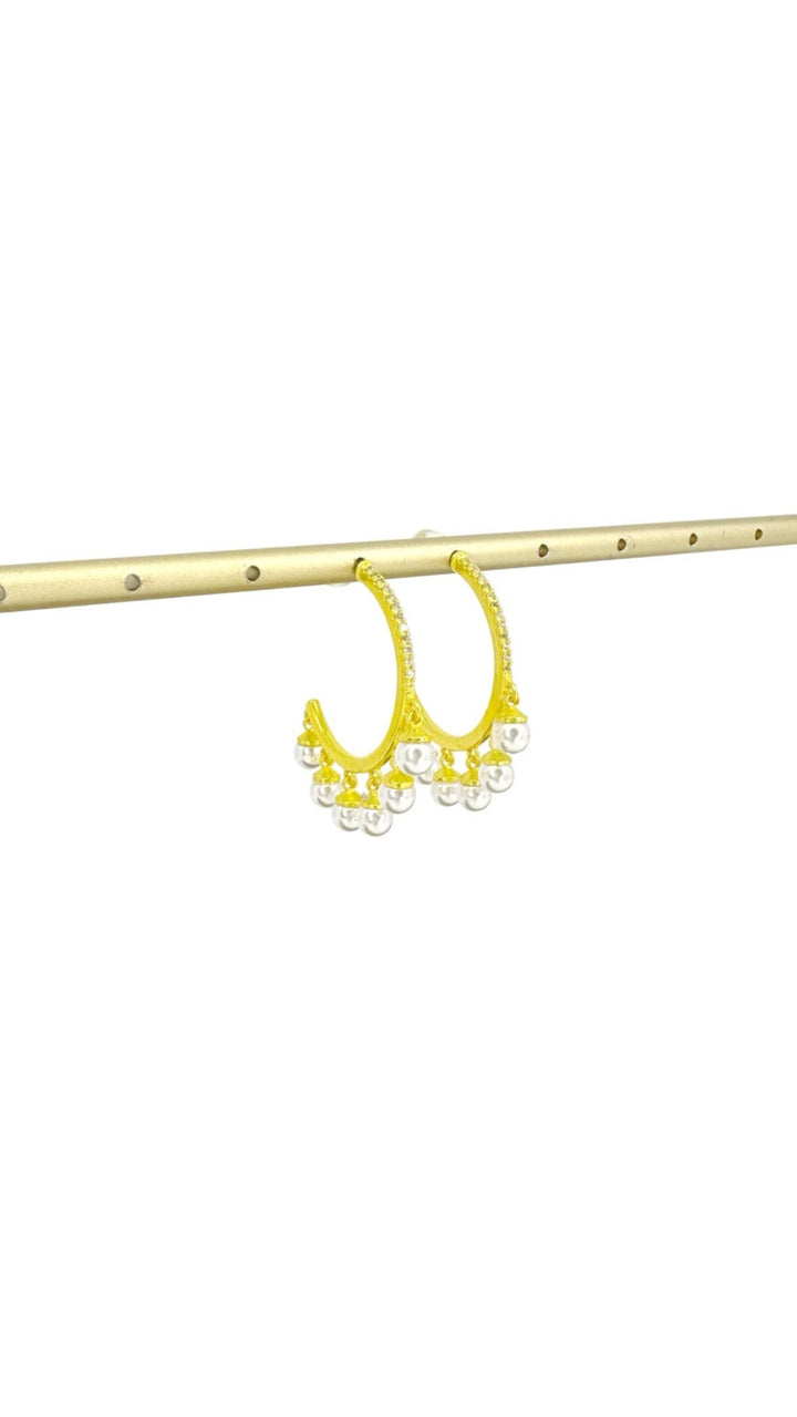 Perla Earrings - Liquid Metallic Lemonade