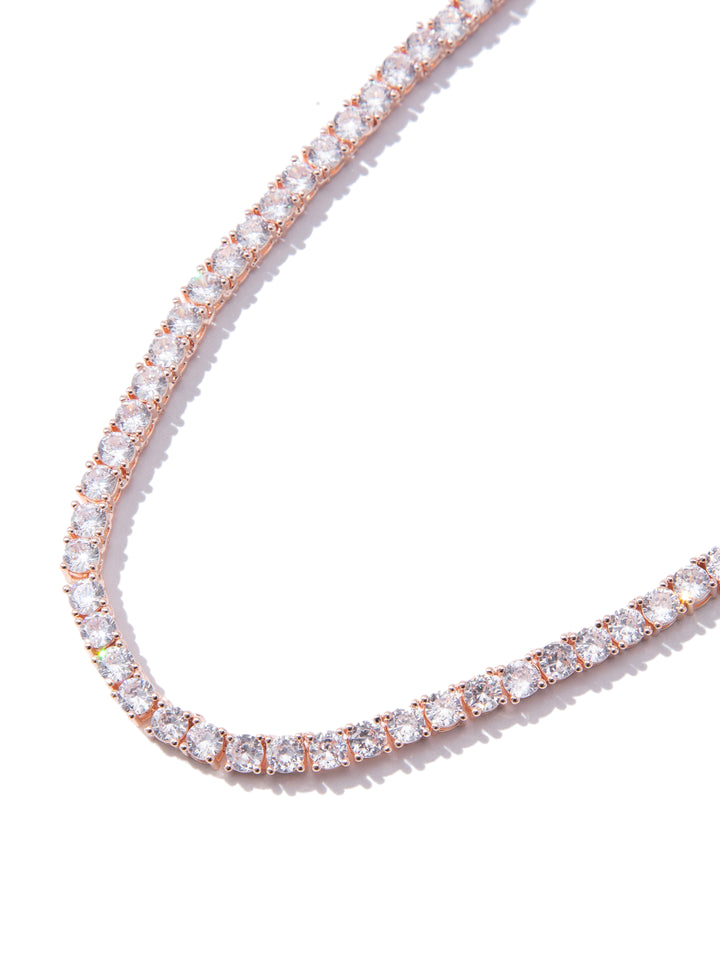 Heaven Shine On Me Necklace - Light Rose Gold