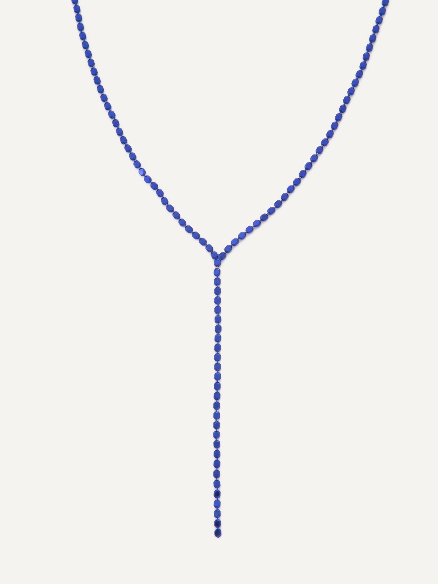 How Sweet It Is Necklace - Metallic Royal Blue