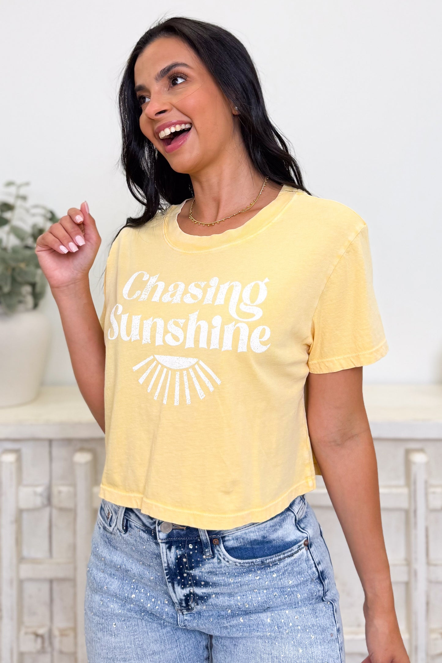 Chasing Sunshine Graphic Tee - 3 Colors!