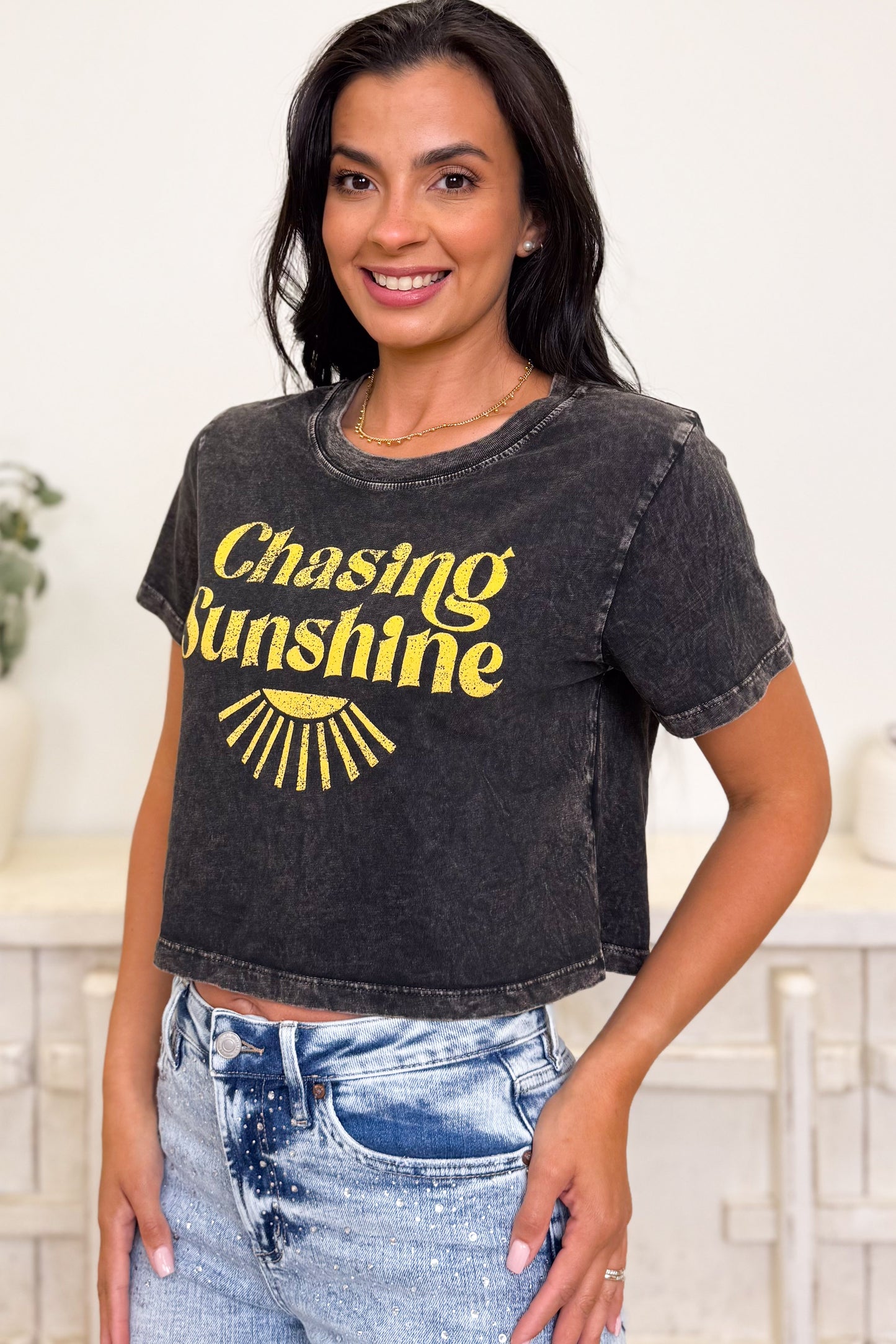 Chasing Sunshine Graphic Tee - 3 Colors!