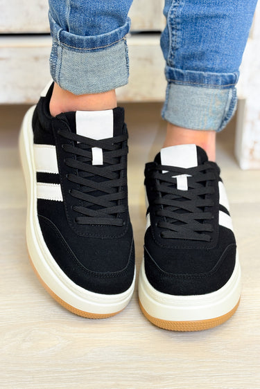 Lilith Platform Sneakers - Black