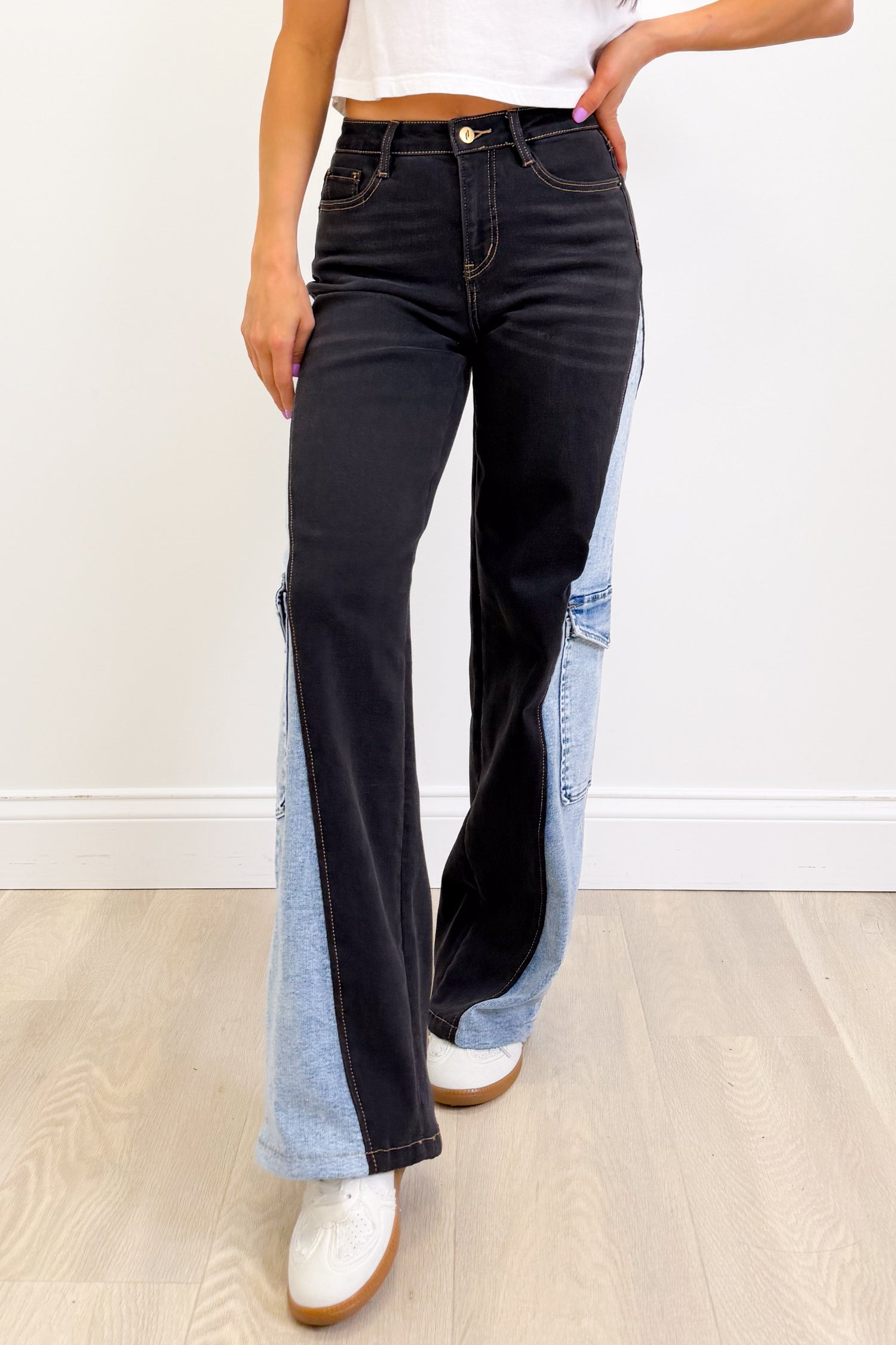 Double Take By Denim BAR - Wide Leg Jeans