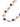 Lucy In The Sky Necklace - Royal Blue Orange
