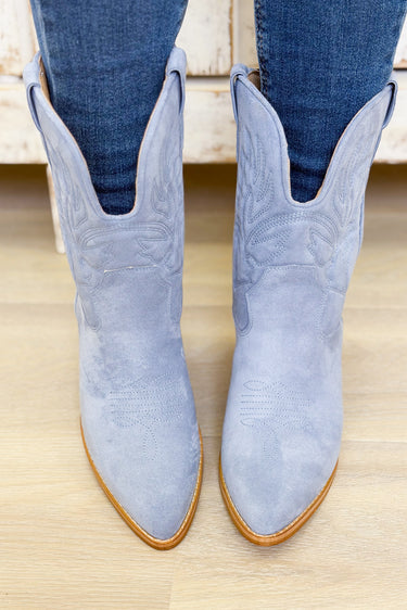 Nicole Western Mid Boots - Blue