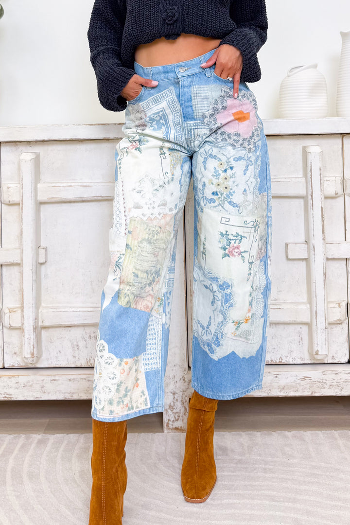 Barcelona Views Barrel Leg Jeans