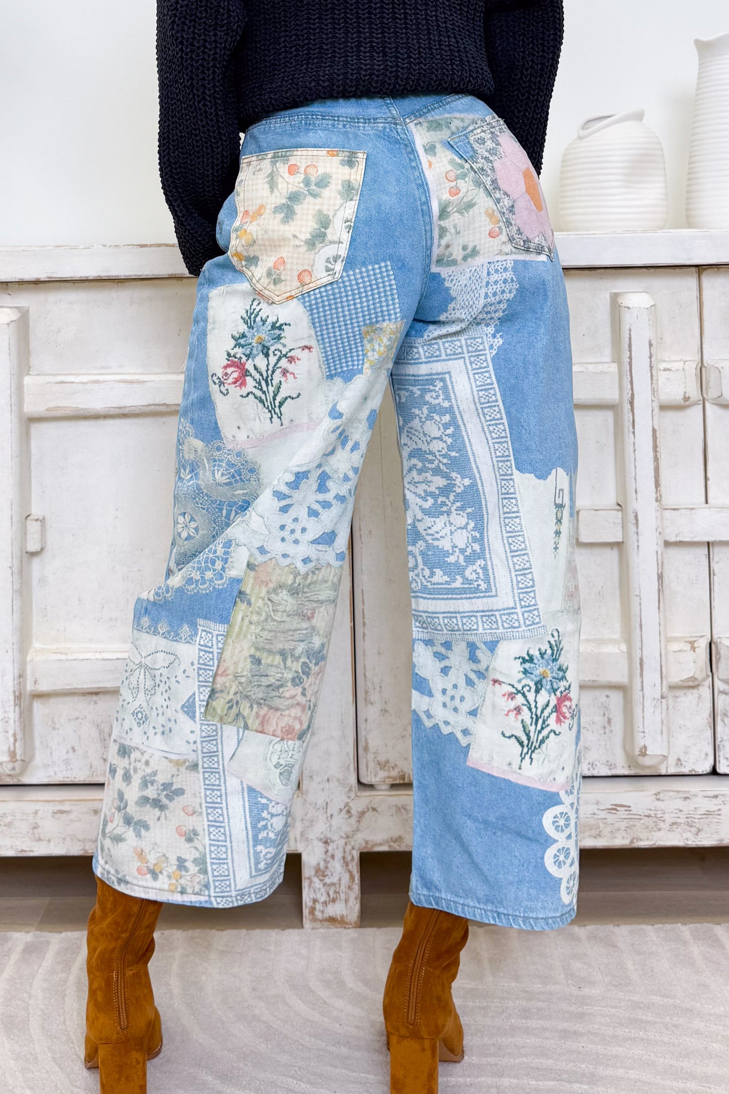 Barcelona Views Barrel Leg Jeans