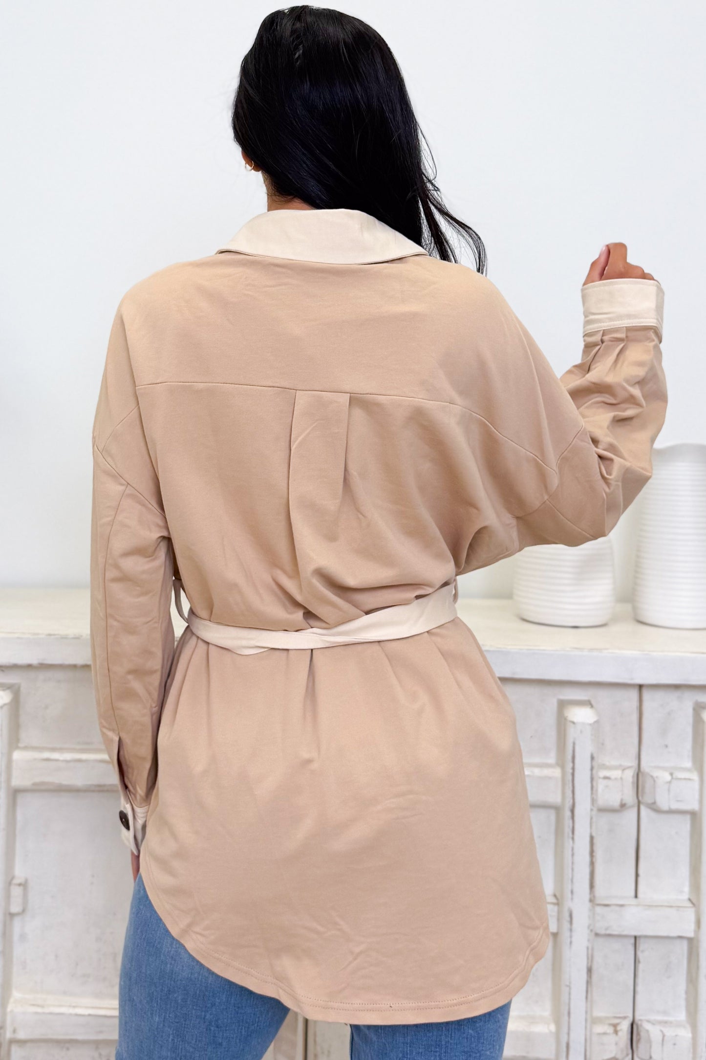Comfort In Growing Shacket - 2 Colors!
