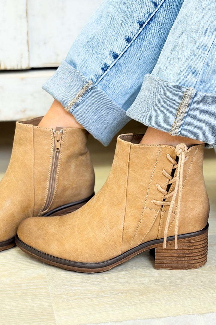 Gossip Girl Boots - Taupe