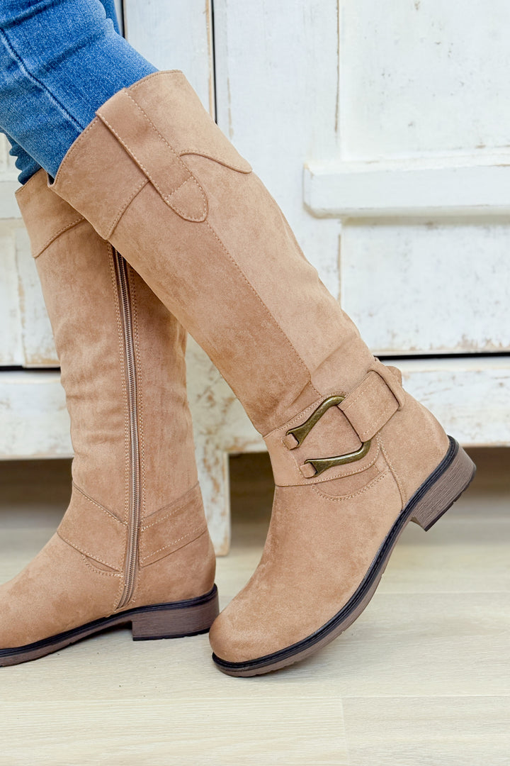 Barcelona Boots - Taupe