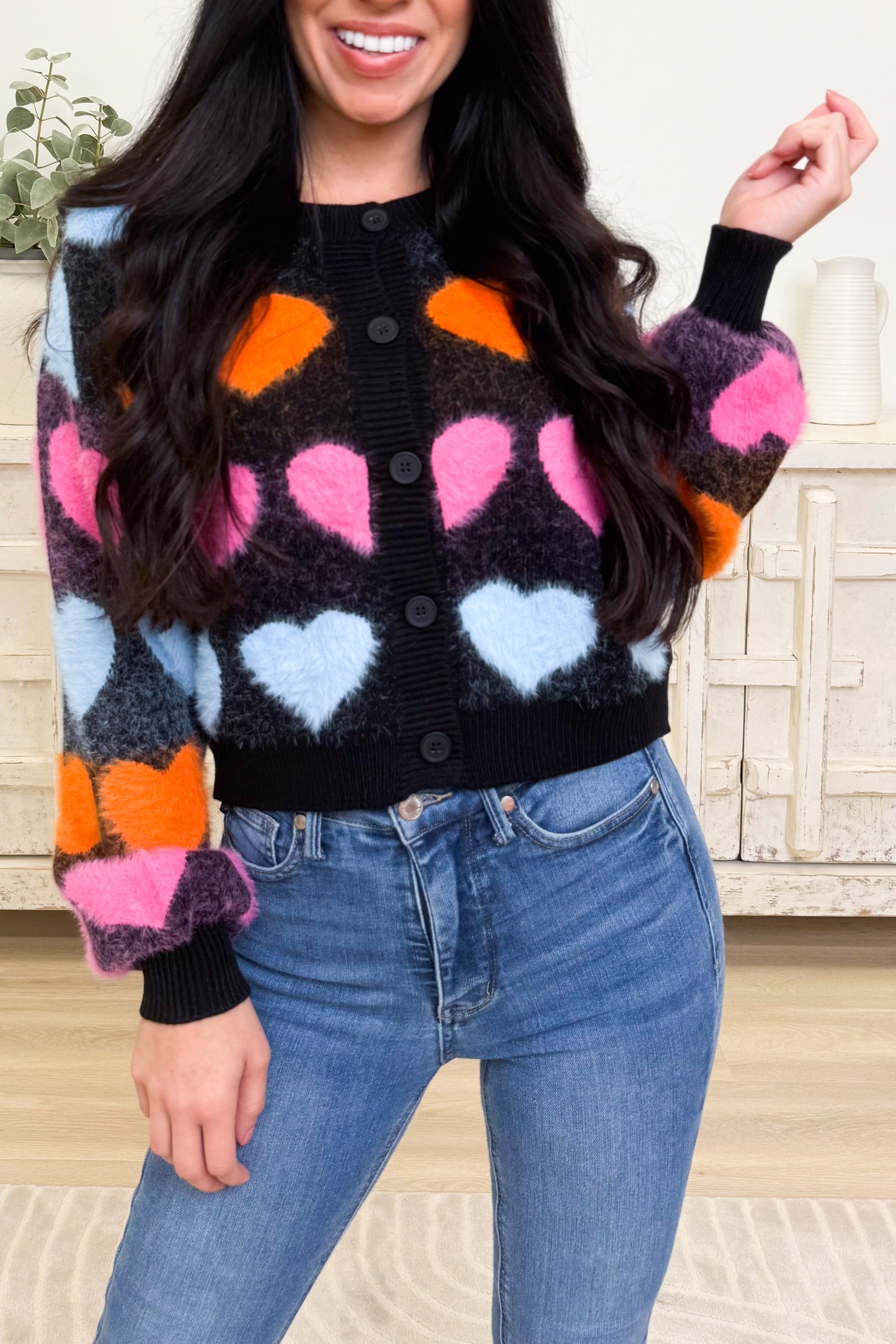 Stealing My Heart Sweater Cardigan