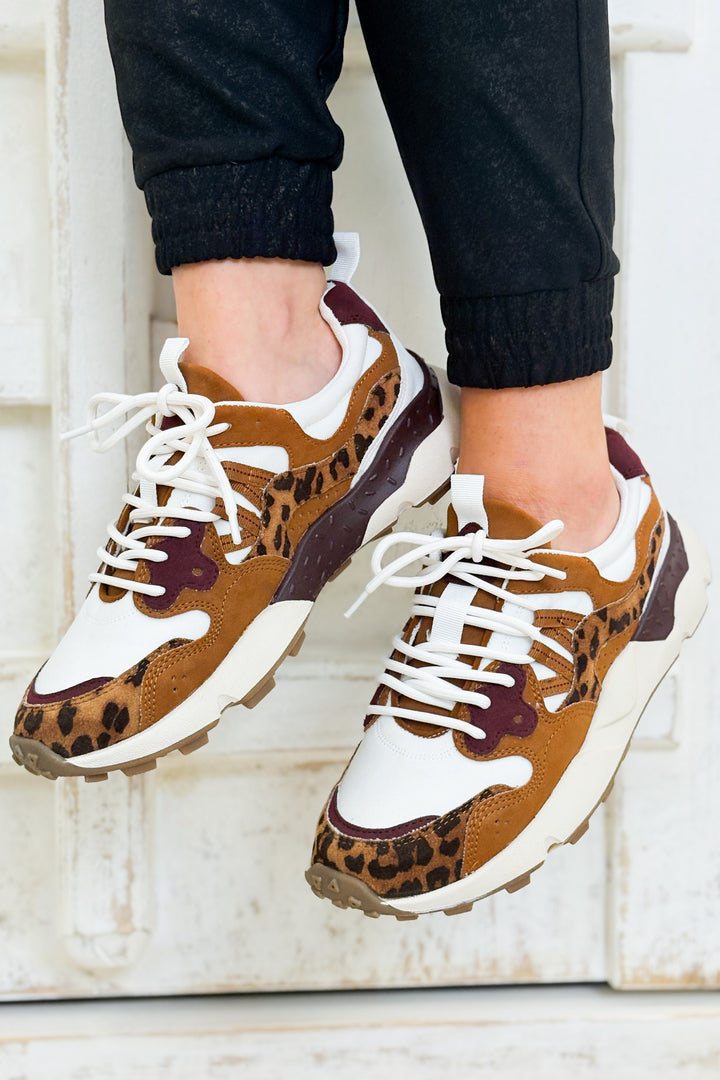 MIA Field Sneakers - Leopard Cognac