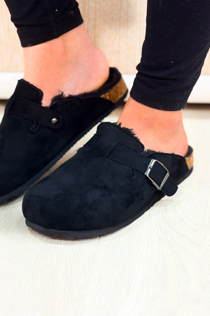 Bria Mule Shoes - Black