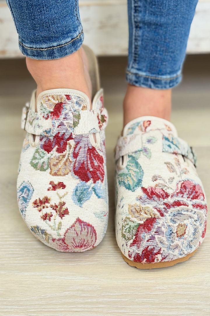 MIA Qwest Mule Shoes - Beige Taupe